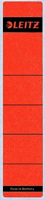 Produktbild von Rückenschild leitz 1643 39x192mm rot | Packung a 10 Stück