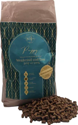 Produktbild von My Trockenfutter Puppy für Welpen 1,5kg mit Weiderind und Ente mÿ kaltgepresst