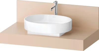 Image de Console Balcoon Duravit rectangulaire, 1 découpe au centre , 1000x550x370mm, BA90570IEIE0000