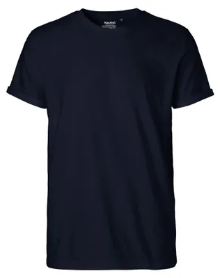 Image de Neutre - T-shirt pour homme, manches retroussées LT4119 (3XL) (marine)
