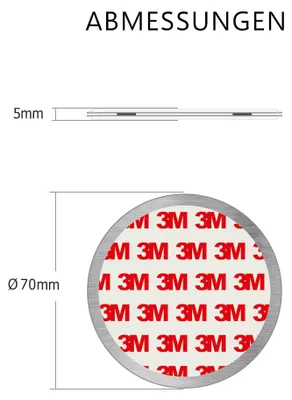 Produktbild von ELRO FM7000 Rauchmelder Magnet Montageset 1 Stk - Einfache Installation