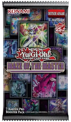 Produktbild von Yu-Gi-Oh! Maze of the Master Booster - Deutsch – Offizielles Sammelkarten Booster Pack