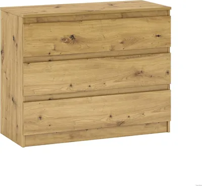 Produktbild von 3s Kommode für Schlafzimmer Kleiderschrank Wohnzimmer Eiche artisan