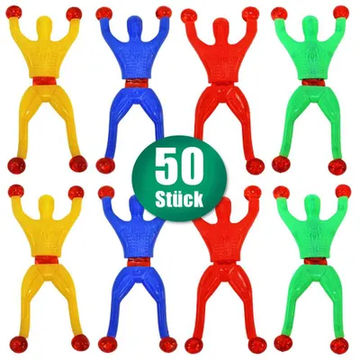 Image de 50 figurines en caoutchouc « Superhéros » - env. 13 cm