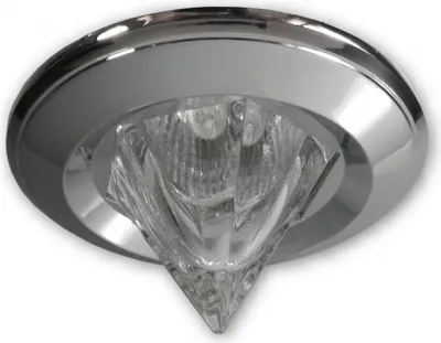 Produktbild von C-Light 230 V - GU10 Pyramiden Einbauleuchte chrom glänzend