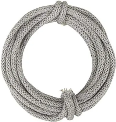Obrázok produktu pre Pletacia rúrka s niťou, sivá, 3 m
