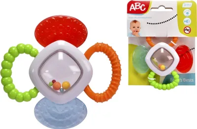 Produktbild von ABC Baby Babywelt Beißring ABC rasselnde Beißhilfe 104010167
