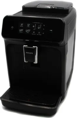 Zdjęcie produktu dla W pełni automatyczny ekspres do kawy Philips 2200 Series EP2220/10, 2 rodzaje kawy, szczotkowana czerń
