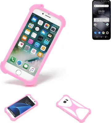 Produktbild von K-S-Trade Handy Hülle kompatibel mit Gigaset GS110 Schutz Hülle Bumper Silikon Schutz Hülle Cover Case Silikoncase Silikonbumper TPU Softcase