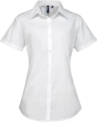 Immagine prodotto di Premier - Camicia "Supreme" a maniche corte da donna PC7262 (36 DE) (Bianco)