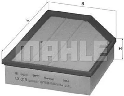 Produktbild von Luftfilter KNECHT LX 1219