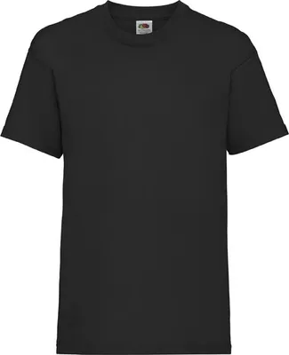 Obrázok produktu pre Detské tričko ,krátke rukávy - FOL VALUEWEIGHT T/K - black - veľkosť 7/8
