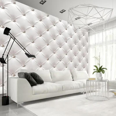 Produktbild von Fototapete selbstklebend Leder-Optik 343x256 cm Tapete Wandtapete Wandbilder Klebefolie Dekofolie Tapetenfolie Wand Dekoration Wohnzimmer - Abstrakt f-B-0039-a-a