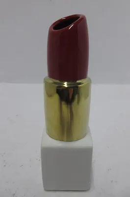 Produktbild von Gilde Vase, "Milano", Keramik, rot, goldfarben, VE 4, L. 6 cm, B. 6 cm, H. 20 cm 32487 4063387324875