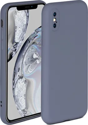 Produktbild von Soft-Case für iPhone XS Max, Farbe:Lavendelgrau