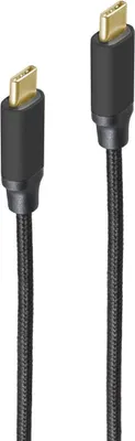 Produktbild von shiverpeaks BS20-70035, 2 m, USB C, USB C, USB 3.2 Gen 2 (3.1 Gen 2), Schwarz