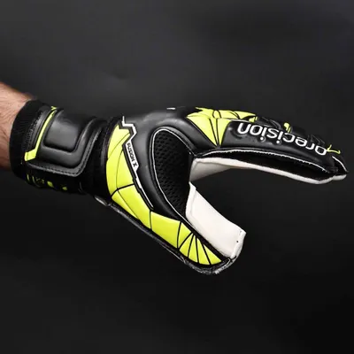 Produktbild von Precision Fusion X Flat Cut Finger Protect Torwarthandschuhe Schwarz 9 Schwarz 9