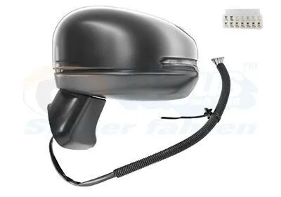 Produktbild von VAN WEZEL 2562817 Außenspiegel Seitenspiegel Links für HONDA JAZZ IV (GK) Asphärisch Beheizt Grundiert