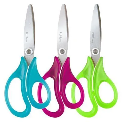 Obrázek produktu pro PLUS JAPAN 34567 PLUS JAPAN Kinderscheren blau, pink, grün 5,2 cm, 24 St.