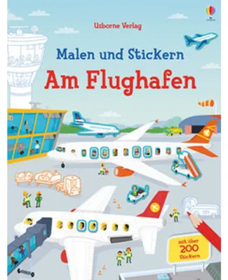 Obrázok produktu pre Malen und Stickern: Am Flughafen