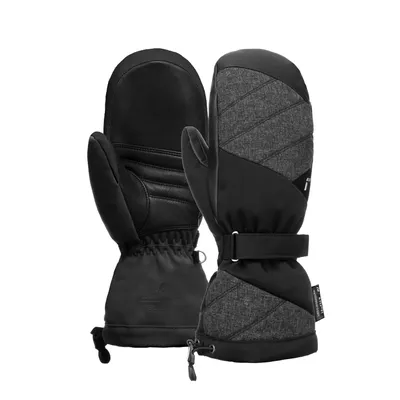Image de Moufles Reusch Sonja R-TEX XT Mitten extra chaudes, imperméables et respirantes 7721 noir/noir mélangé 6