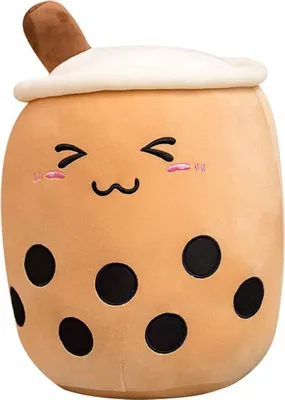 Obrázek produktu pro Plyšová hračka ve tvaru Bubble Tea, měkká panenka s motivem mléčného čaje, polštářek ve tvaru šálku čaje, dětská hračka, dárek k narozeninám (50 cm)