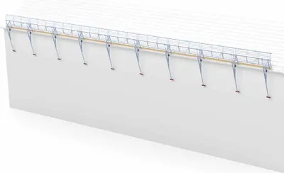 Produktbild von Euroline Dachabsturzsicherung für Schrägdächer Länge 27,0m