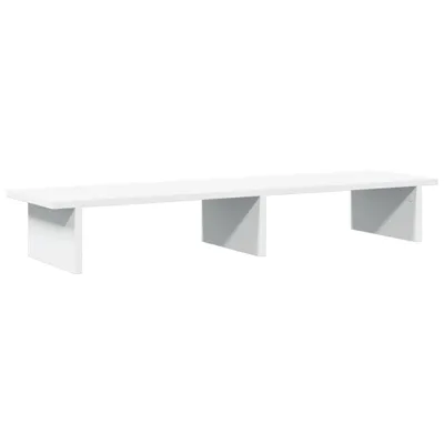 Immagine prodotto di vidaXL Supporto per monitor Bianco 100x27x15 cm Materiale a base di legno
