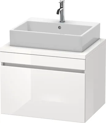 Produktbild von Konsolenunterschrank DURASTYLE 512x700x548mm weiß hochglanz weiß hochglanz