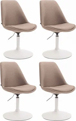 Produktbild von 4er Set Stühle HLO-CP53 Stoff  taupe