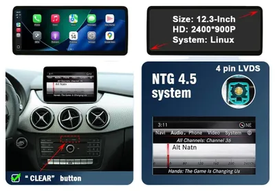 Obrázok produktu pre Multimediálny displej, bezdrôtové CarPlay, Android Auto, NTG 4.5