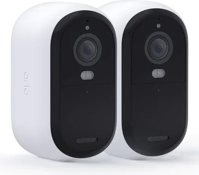 Zdjęcie produktu dla Kamera monitoringu ARLO Essential 2K, kolorowy tryb nocny, 6 miesięcy pracy na baterii, zestaw 2 szt., kąt widzenia 130°