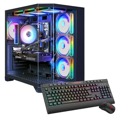Zdjęcie produktu dla GAMEMAX Gaming PC HYPE-A BK 7534 Ryzen 5 7500F 32GB DDR5 RAM 1TB SSD RTX 5060 Windows 11