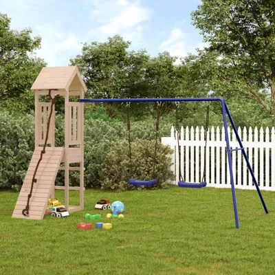Produktbild von 2024 Moderne Schaukeln Spielturm Massivholz Kiefer 747714