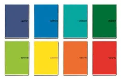 Produktbild von Blasetti Colorclub A5-Notizhefte, 5M-Quadratraster, 20+1 Seiten, 80 g/m², Metallpunkt, Sortierte Farben, 10er-Packung
