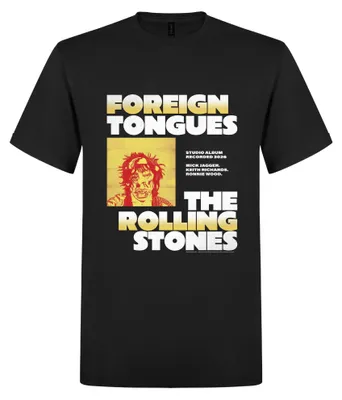 Produktbild von Rolling Stones Foreign Tongues Studioalbum T-Shirt