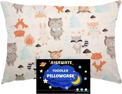 Imagen del producto de Funda de cojín para bebés, fabricada en algodón orgánico, de 40 x 60 cm, transpirable