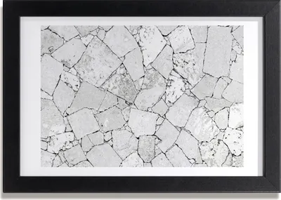 Produktbild von Bild 30x20 MDF-Rahmen, Wandkunst Steinwand