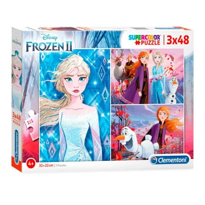 Obrázok produktu pre Clementoni Puzzle 3X48 Dielikov Ľadové Kráľovstvo 2 25240