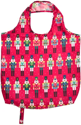 Productafbeelding van Opvouwbare boodschappentas Nutcracker, rood