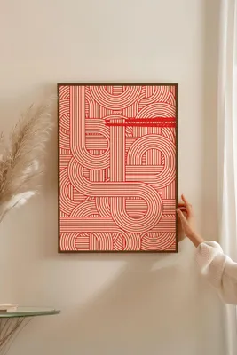 Immagine prodotto di Wallity, Lmnmdlkahve13, Quadro decorativo incorniciato, Multicolore, Legno, 33 x 48 cm
