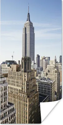 Produktbild von MuchoWow® Poster New York - Empire State Building - Skyline 20x40 cm - Plakat - Foto