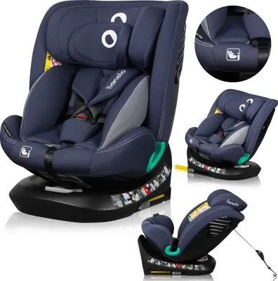 Produktbild von Dětská autosedačka Lionelo Bastiaan One i-Size, od narození do 12 let, od 0 kg do 36 kg, Dri-Seat, 360 stupňů - Blue Navy