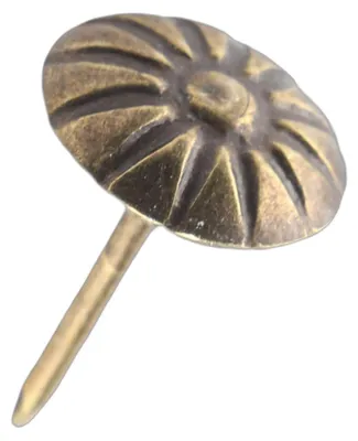 Produktbild von Polstertackernägel 100 Stück - Vintage-Dekorative Nägel für Möbel - Grüne Bronze 10 x 14mm