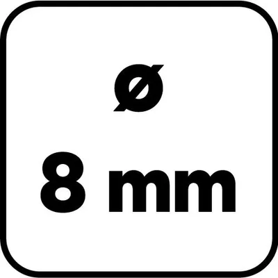 Immagine prodotto di Seghetto a tazza diamantato da 8 mm