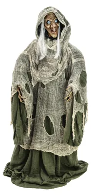 Produktbild von EUROPALMS Halloween Hexe, grün, 145x70x66cm (83314673)