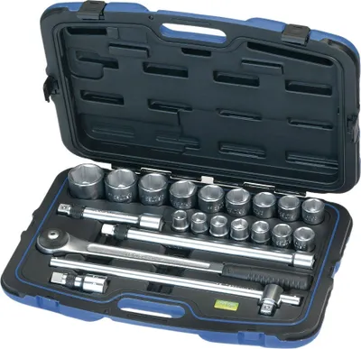 Image de Heytec jeu de clés à douille 21 pces 3/4″ SW 19-50 mm nombre de dents 72 6-pans - 50810131080