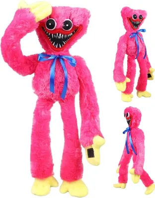 Produktbild von HUGGY WUGGY KISSY MISSY 80 CM Maskottchen Kuscheltier Plüsch Puppe Poppy Playtime Rosa