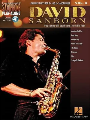 Obrázok produktu pre David Sanborn Saxophone Play-Along Volume 8 Book/Online Audio
