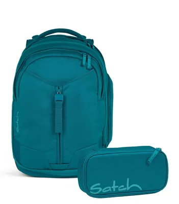 Produktbild von Satch Schulrucksack-Set MATCH Deep Petrol 2-teilig, inkl. Mäppchen